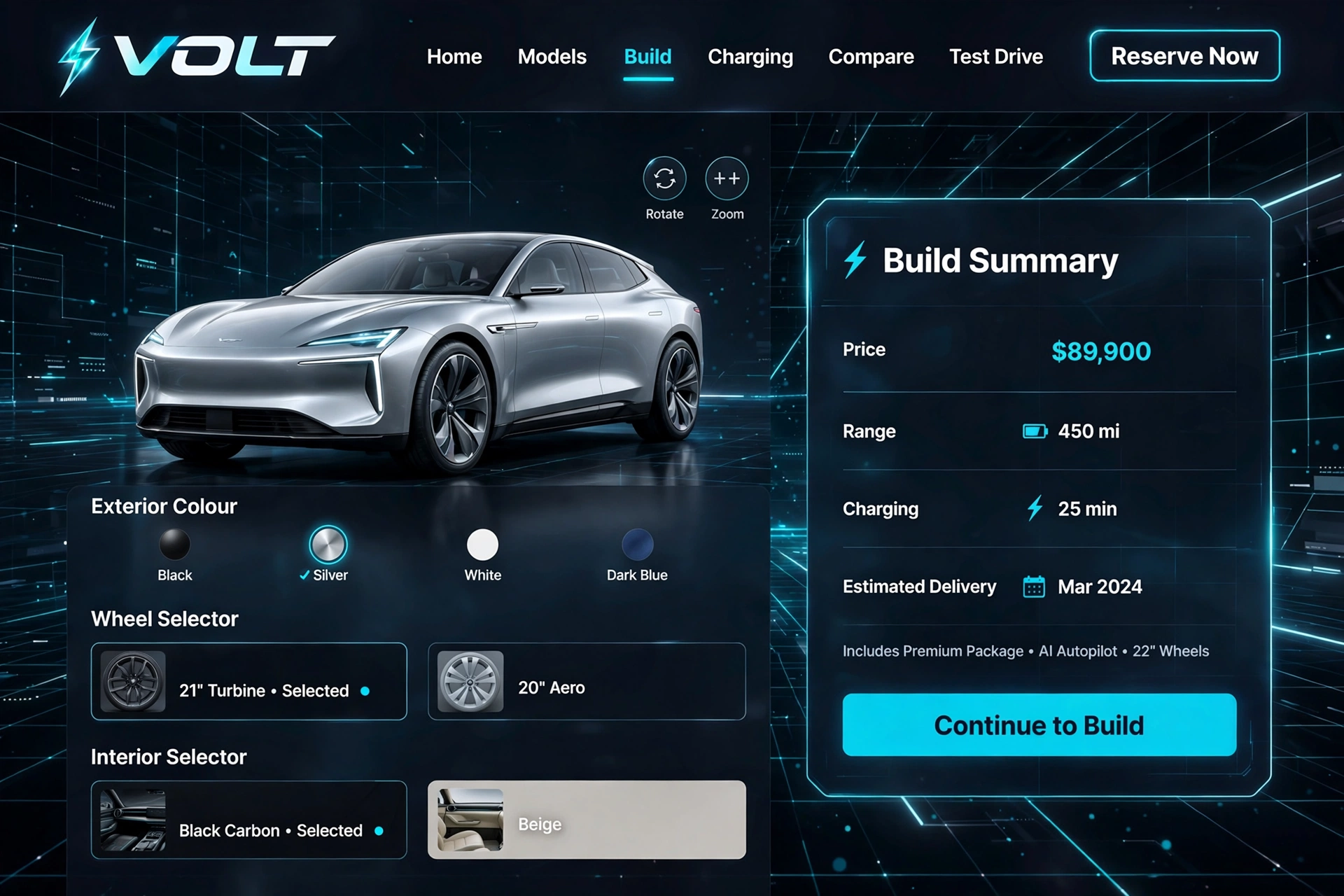 Real-Time 3D Car Configurator